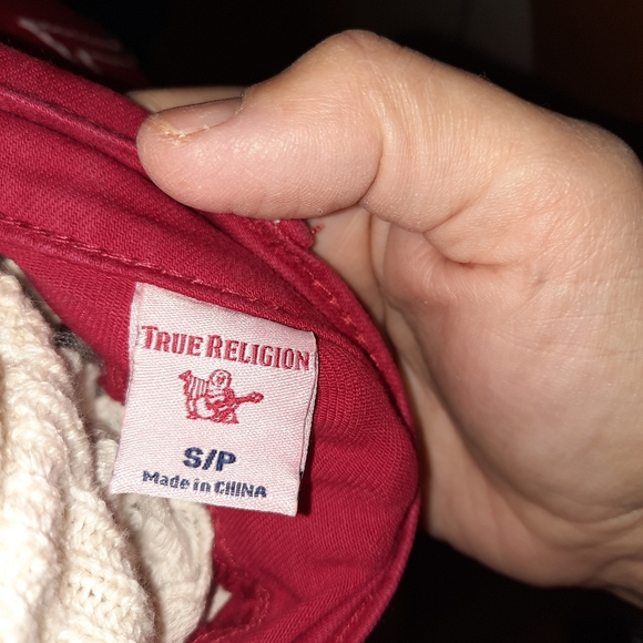 True Religion Red Stretchy Jeans - Picture 2 of 5